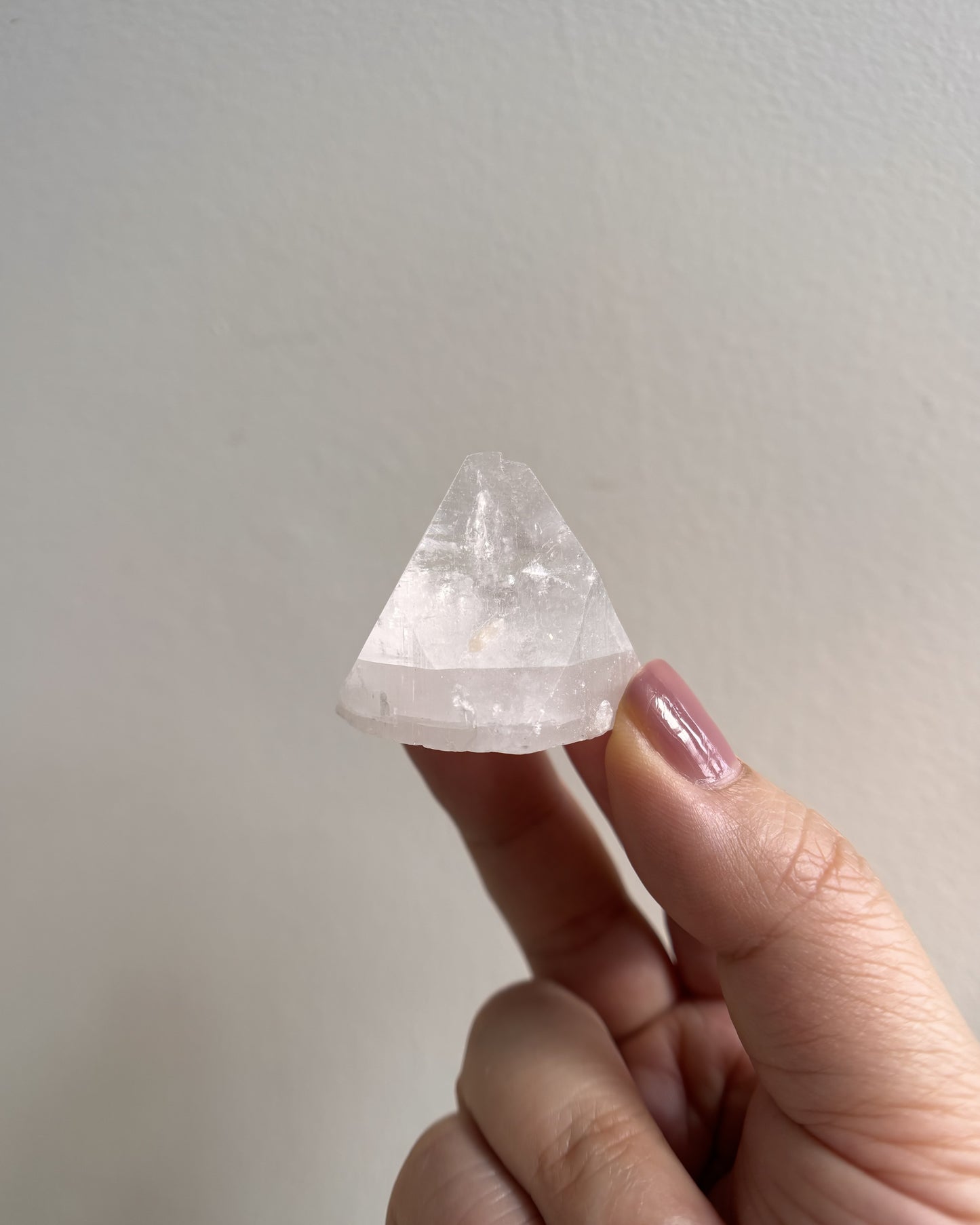 Apophyllite Pyramid with Key Formation 23.5g