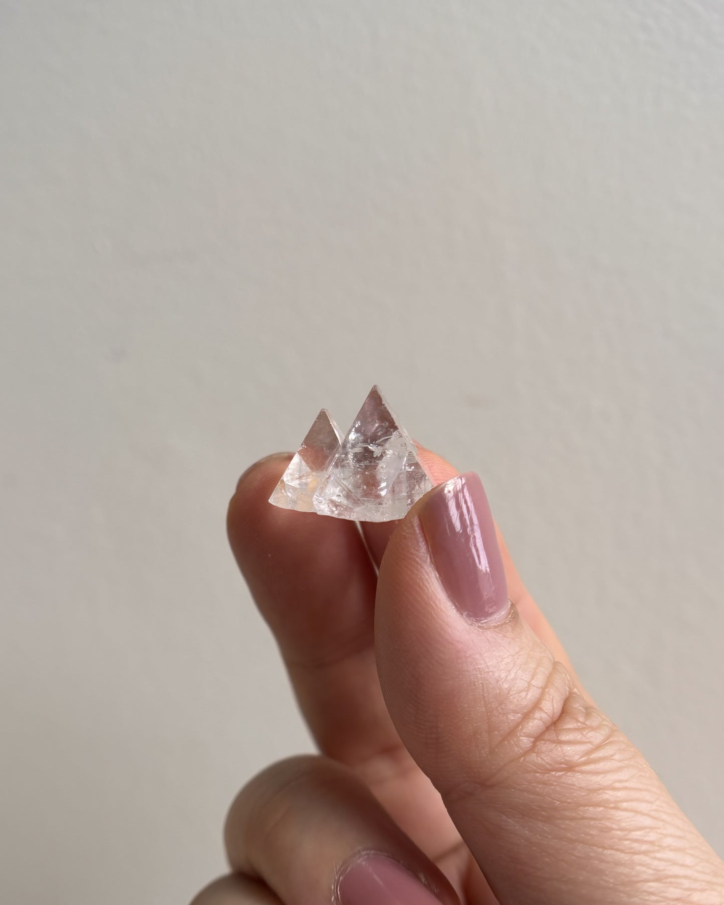 Apophyllite Double Point Pyramid - Mini (3.7g)