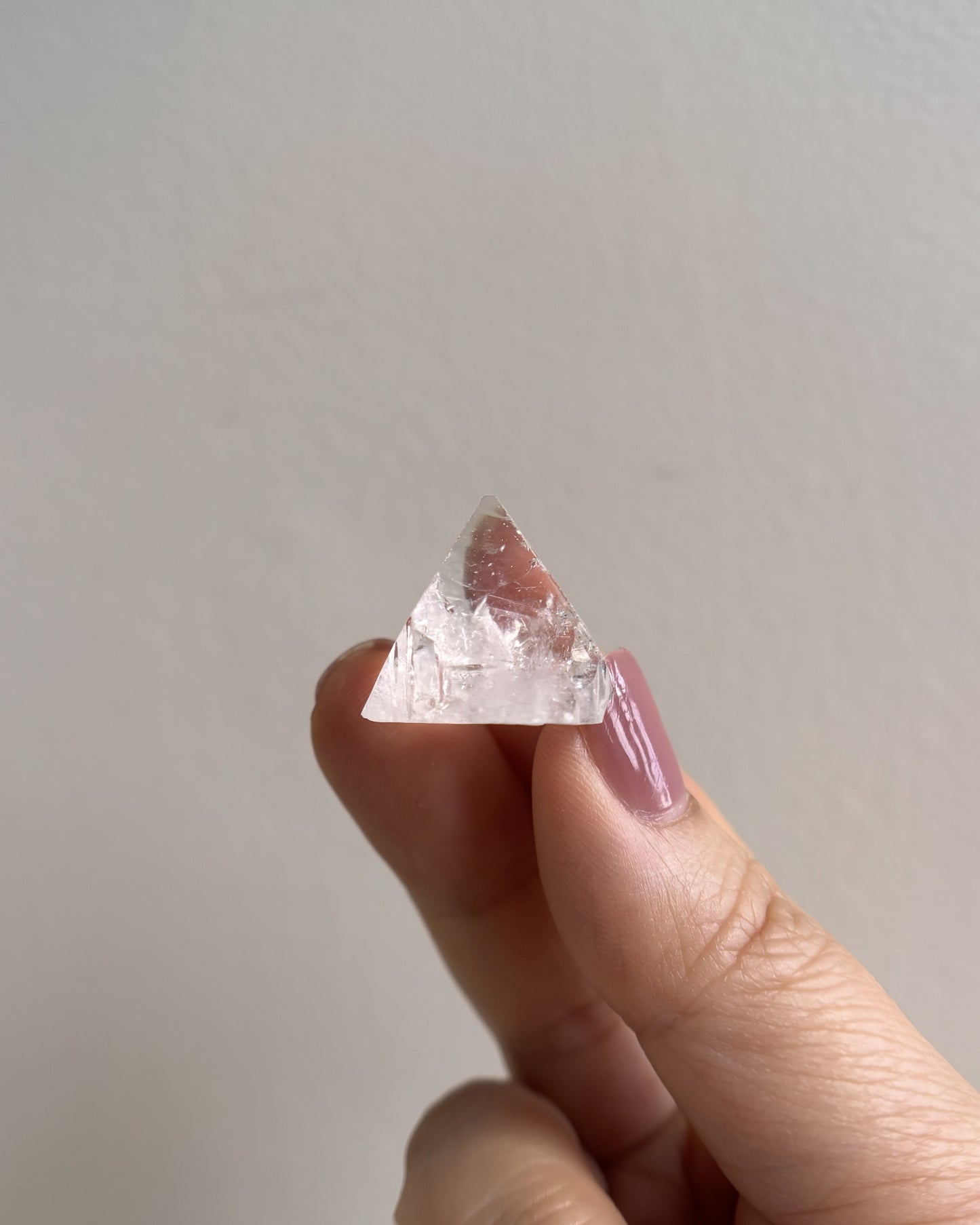 Apophyllite Double Point Pyramid with Key Formation - Medium (7.8g)