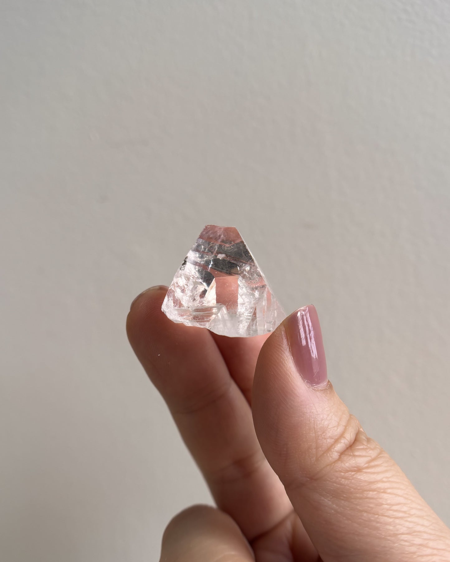 Apophyllite Double Point Pyramid with Key Formation - Medium (7.8g)