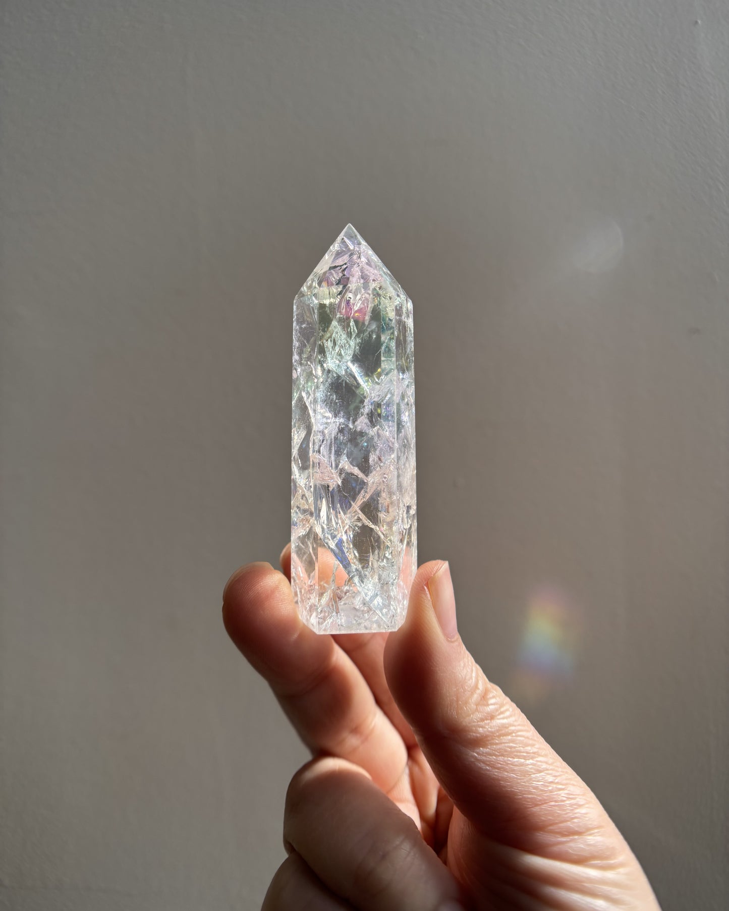 Aura Crackle Quartz Tower 47g