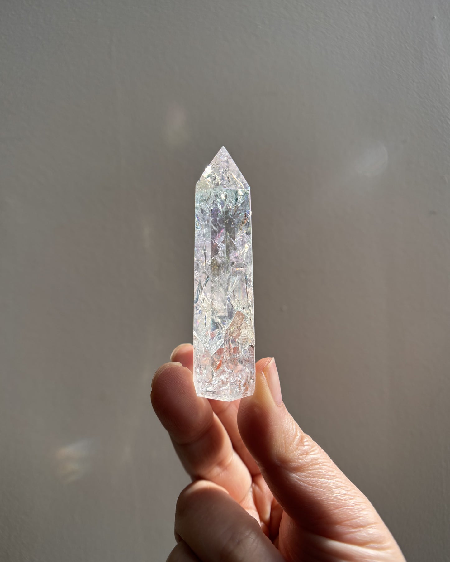 Aura Crackle Quartz Tower 47g