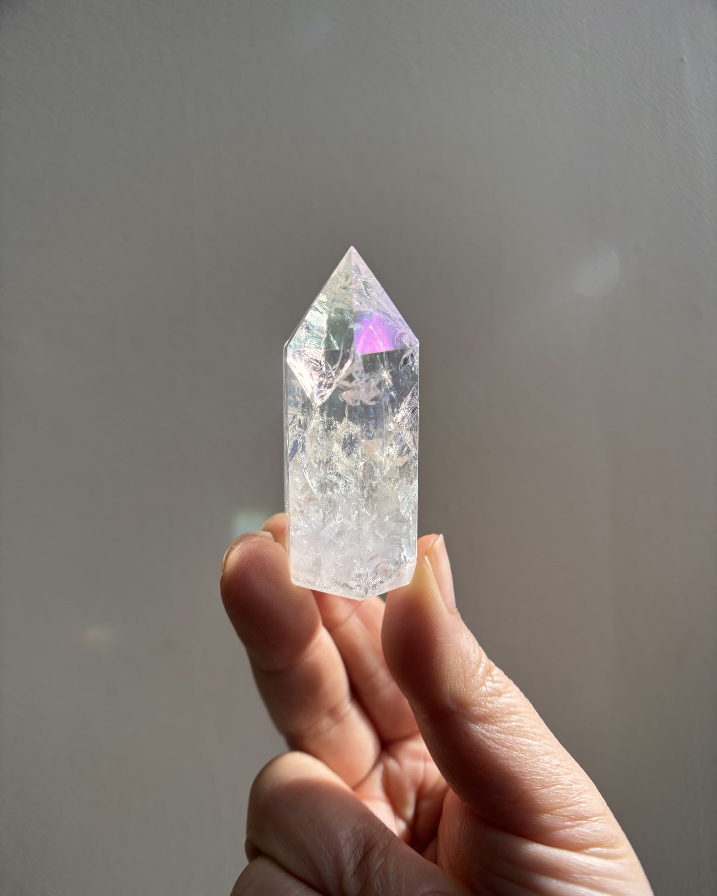 Aura Crackle Quartz Tower 50.8g