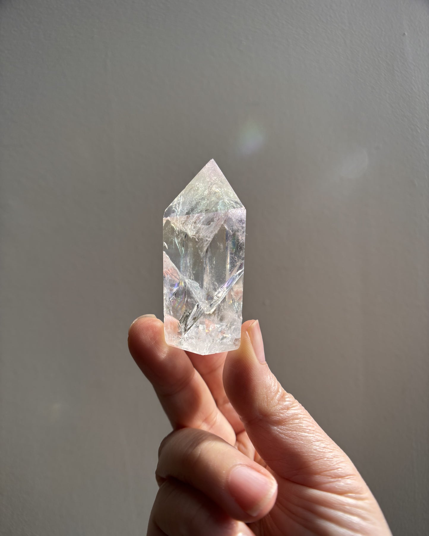 Aura Crackle Quartz Tower 66g