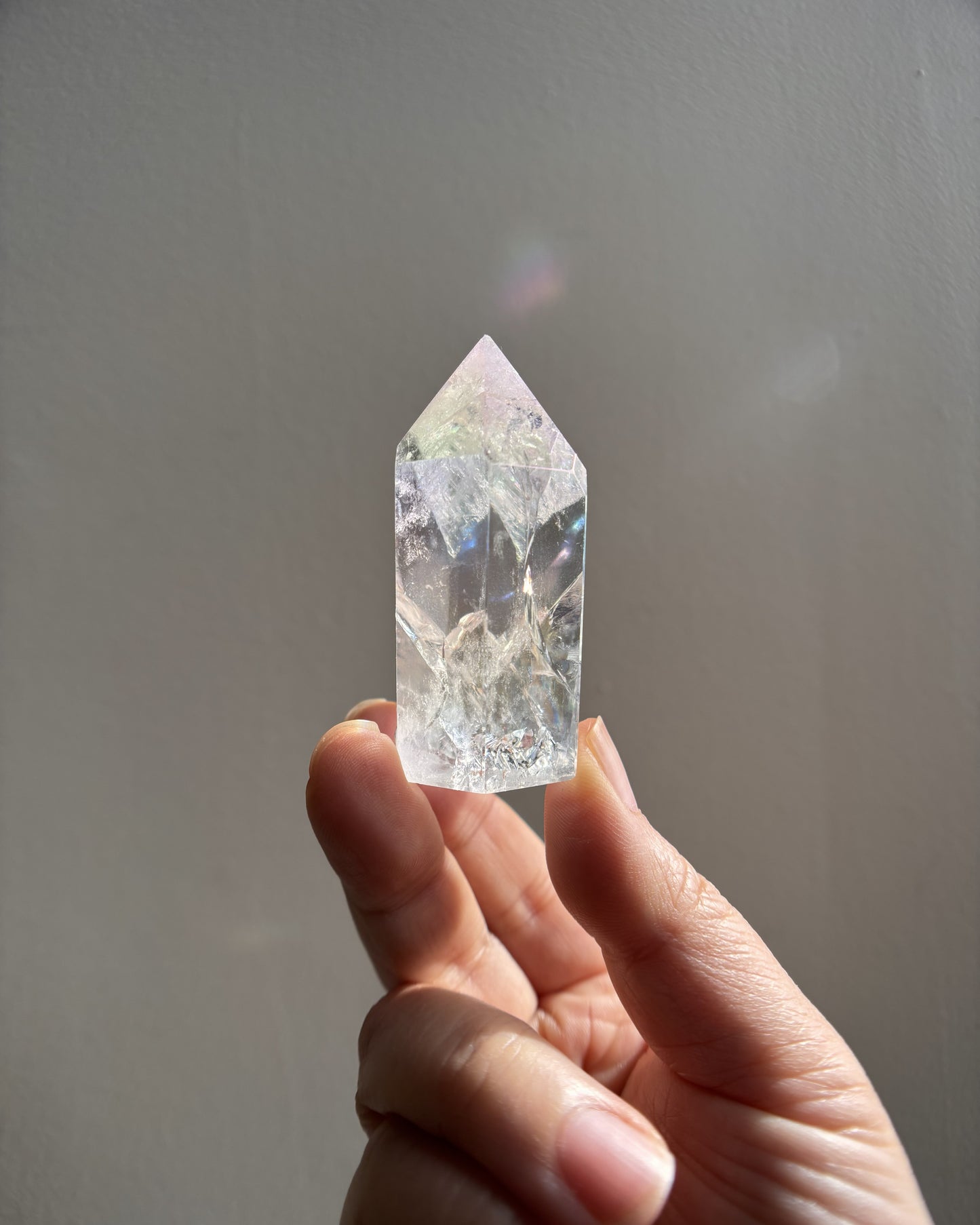 Aura Crackle Quartz Tower 66g