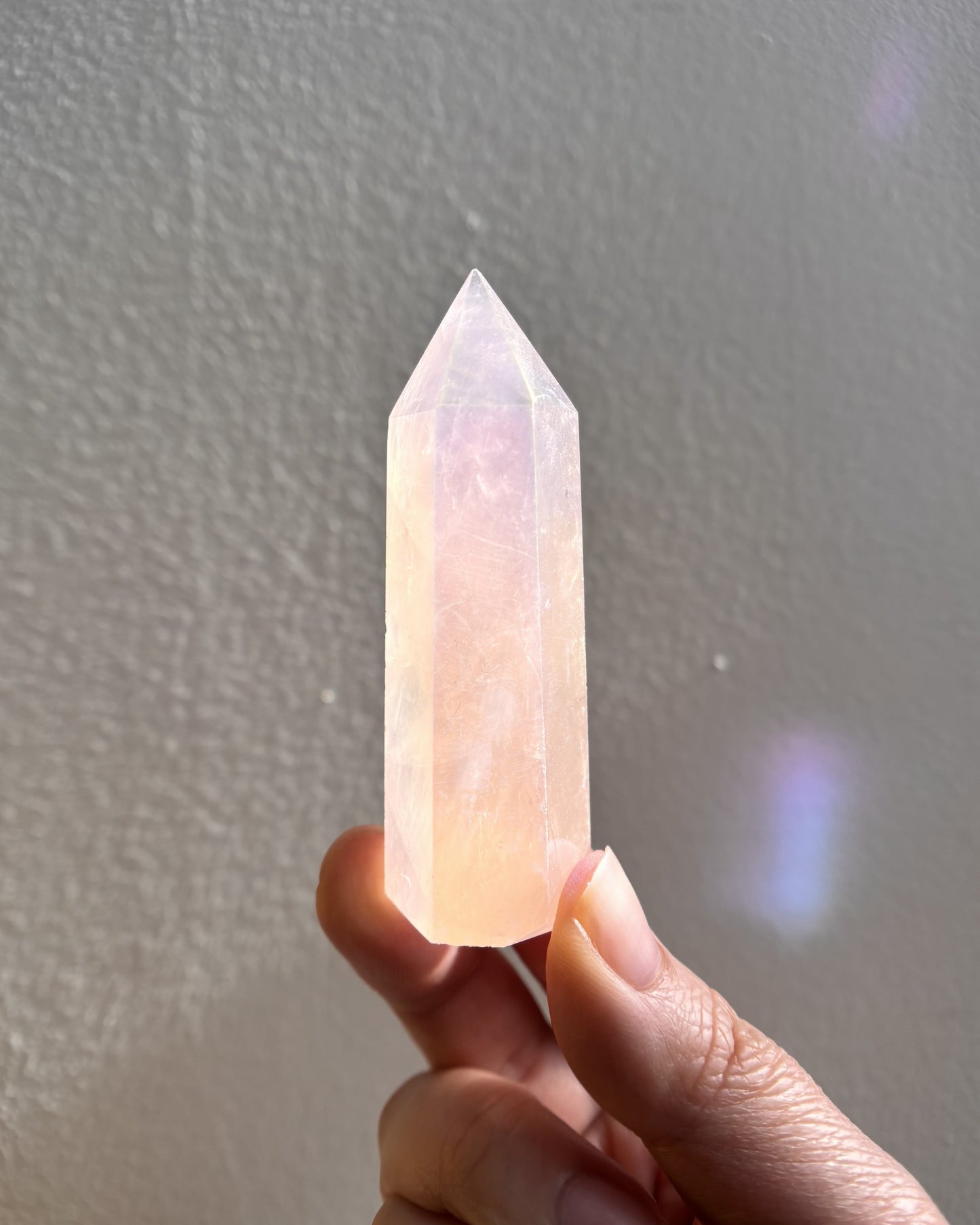Rose Aura Quartz Tower 50g