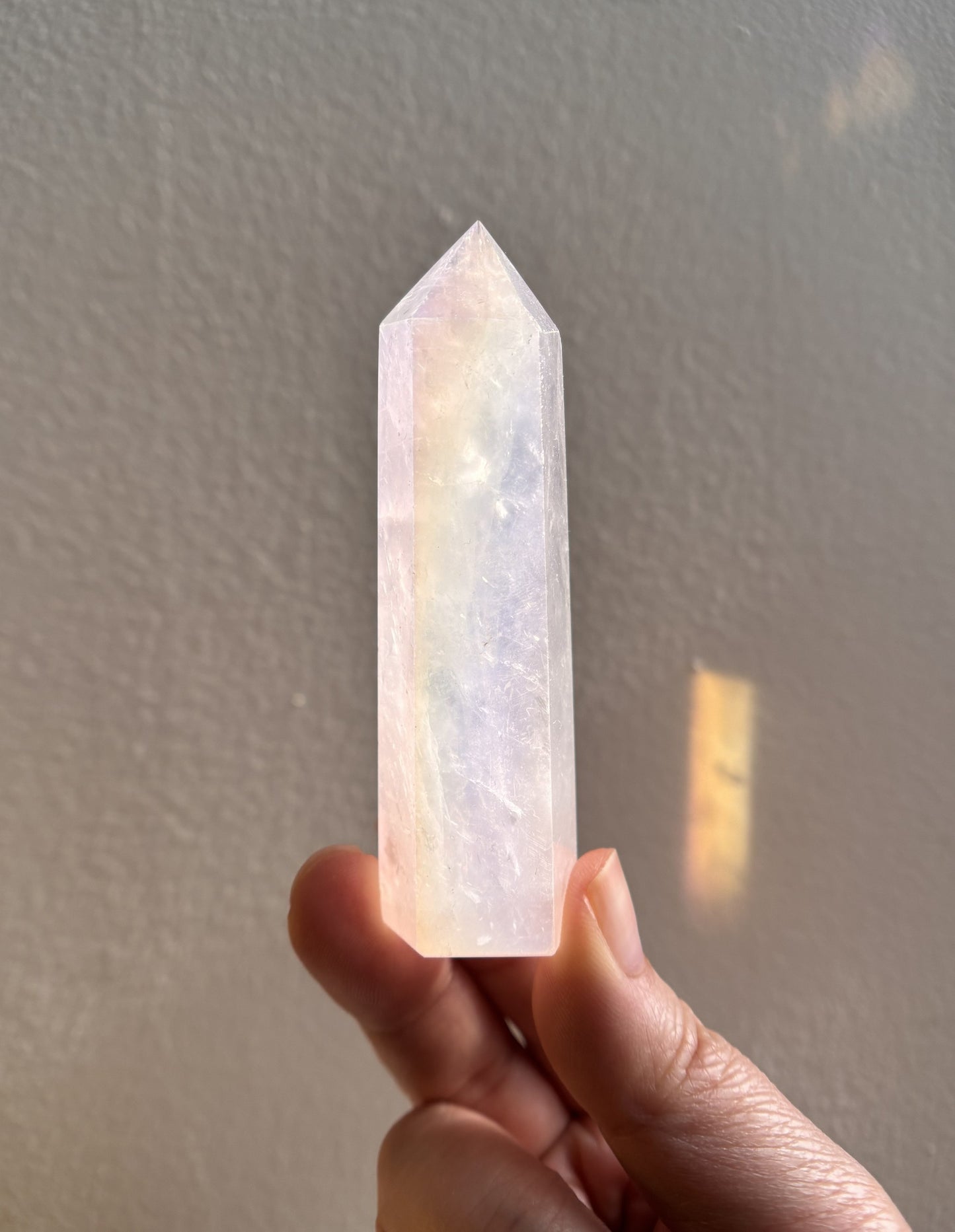 Rose Aura Quartz Tower 60g
