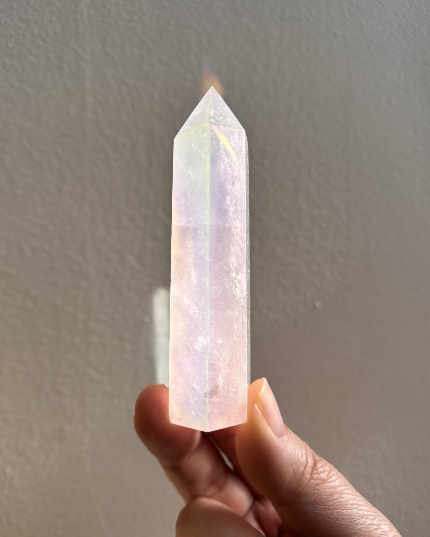 Rose Aura Quartz Tower 60g