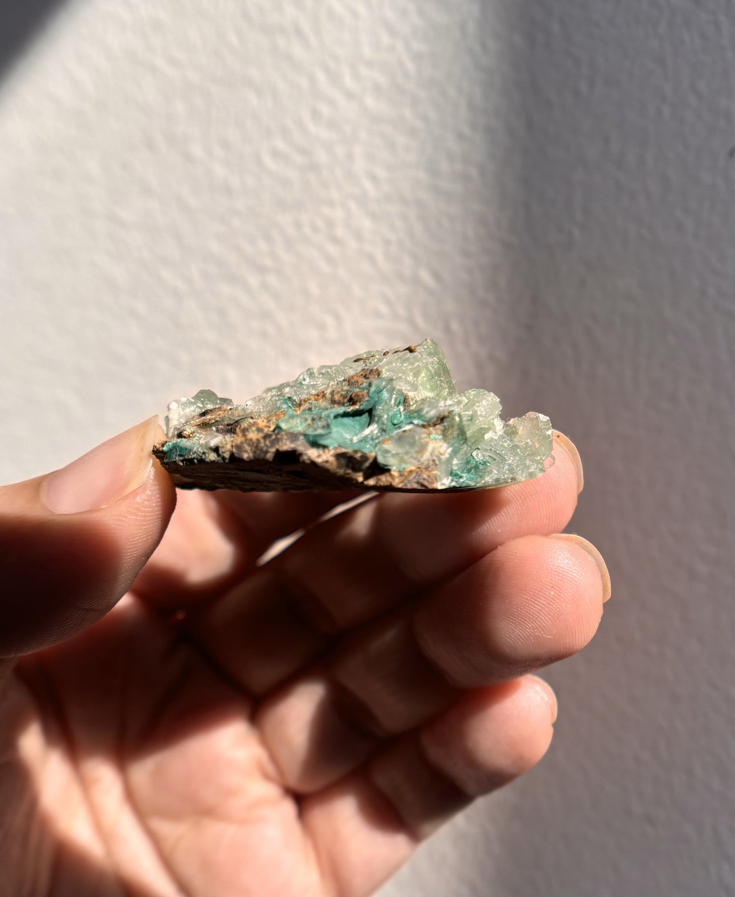 Baryte with Chrysocolla and Malachite 23g