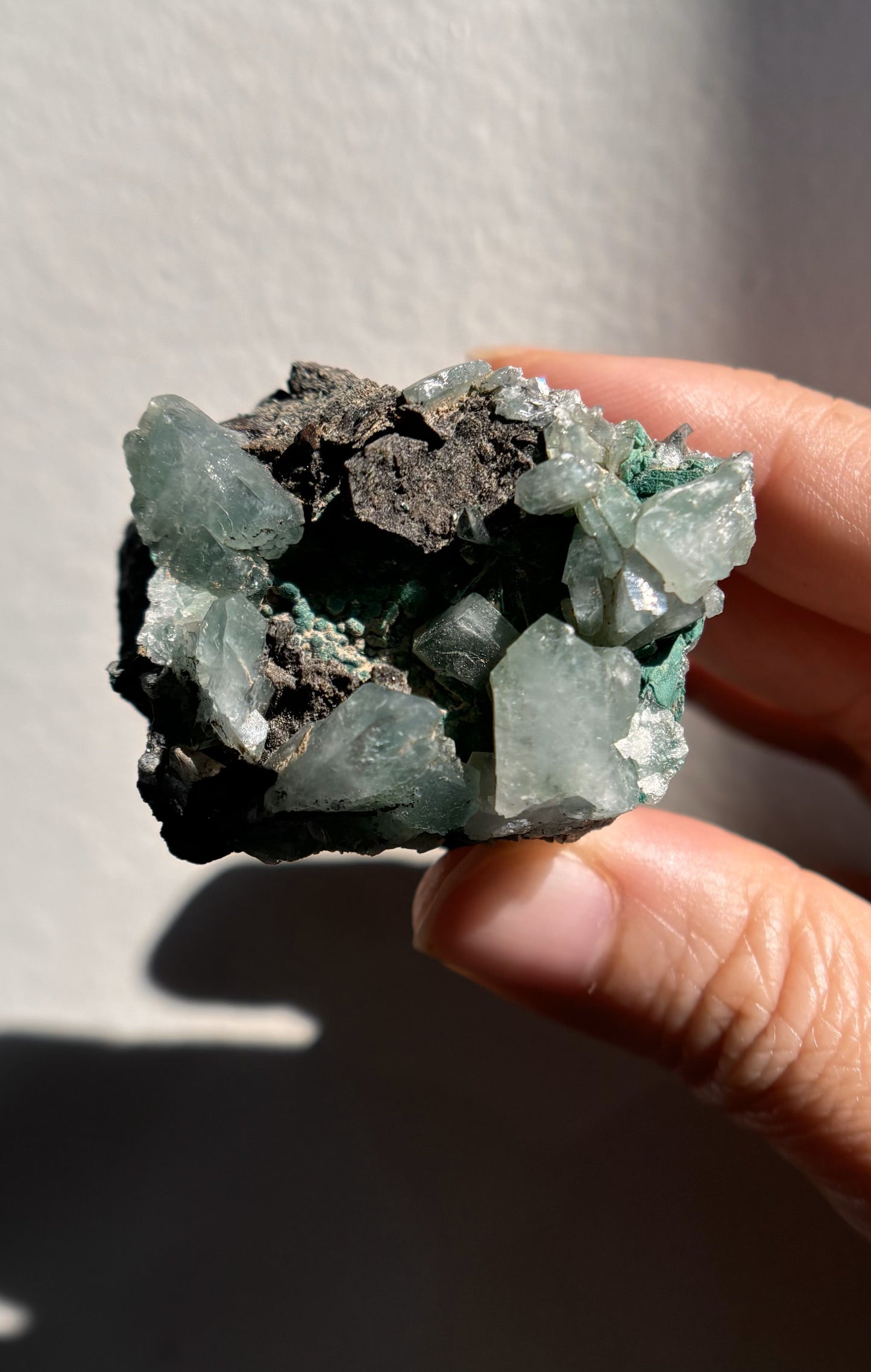 Baryte with Chrysocolla and Malachite 50g