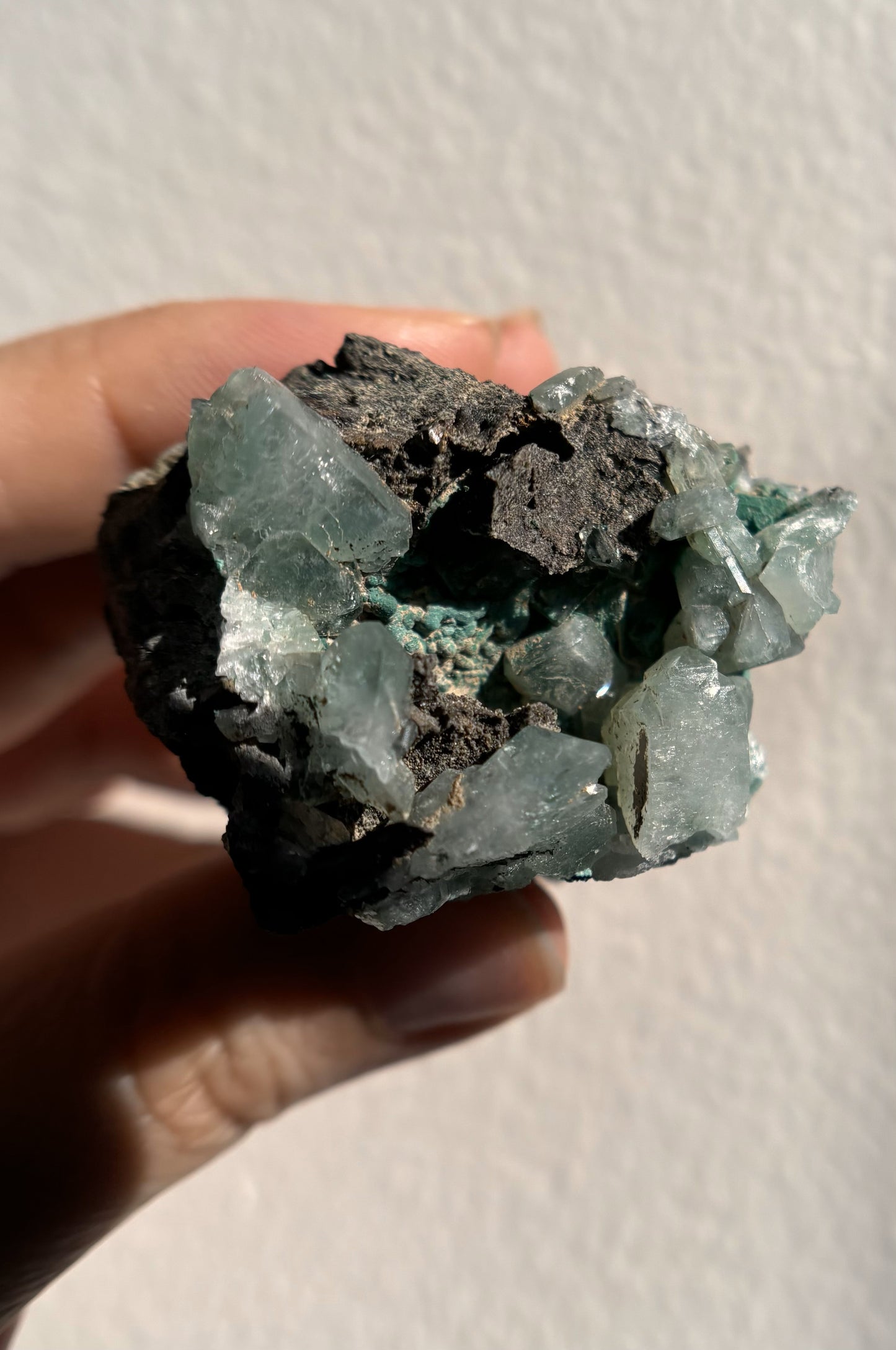 Baryte with Chrysocolla and Malachite 50g