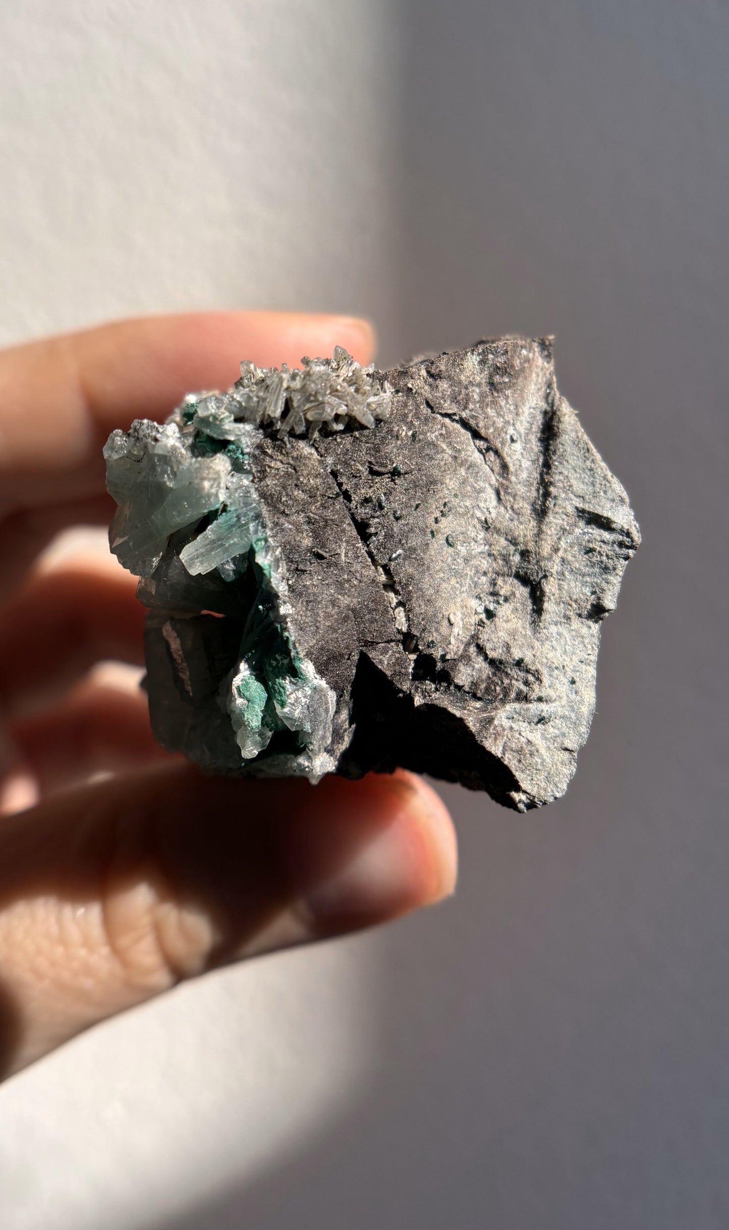 Baryte with Chrysocolla and Malachite 50g