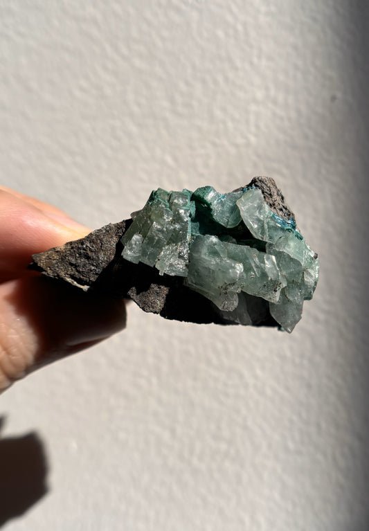 Baryte with Chrysocolla and Malachite 54g