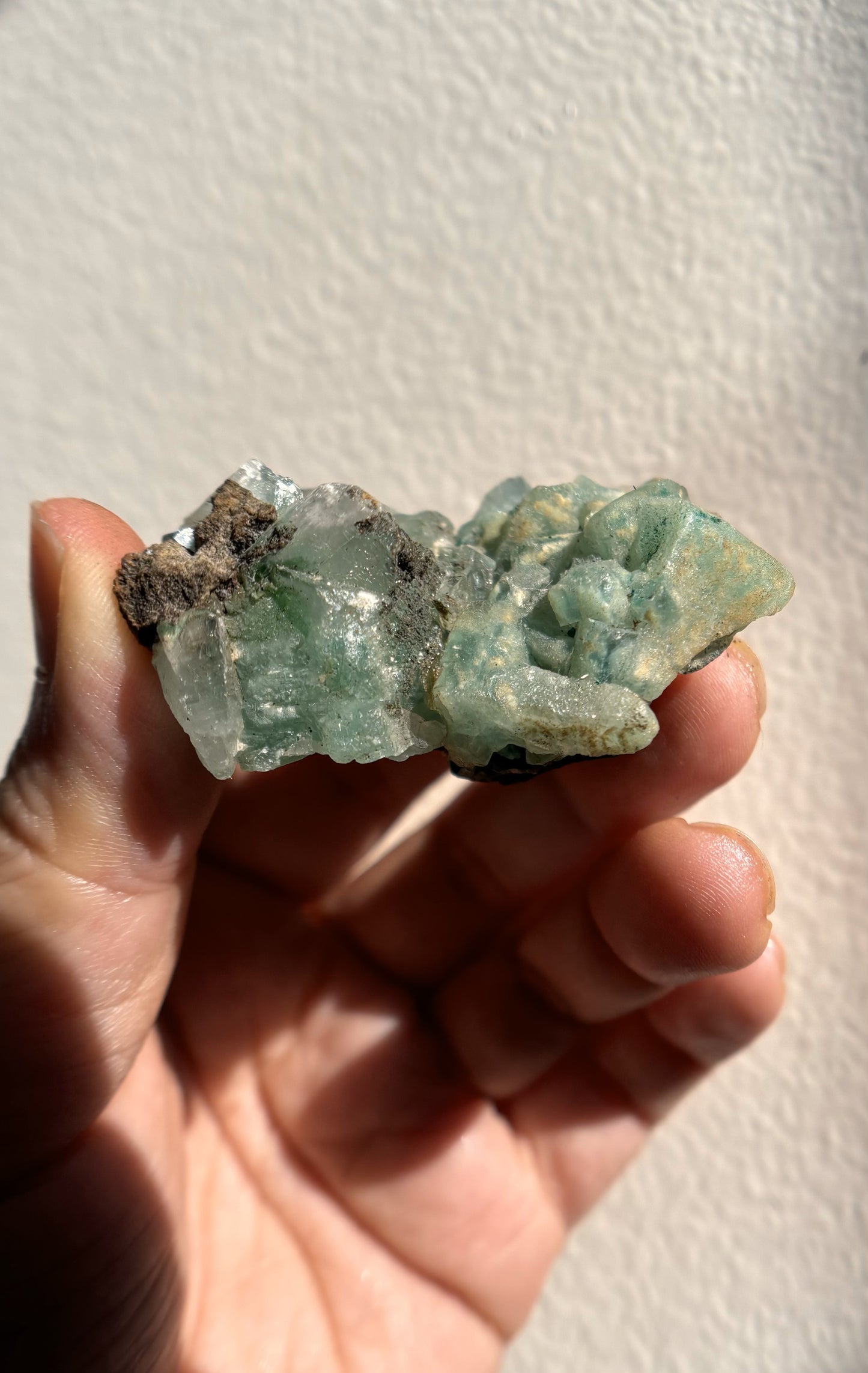 Baryte with Chrysocolla and Malachite 60g