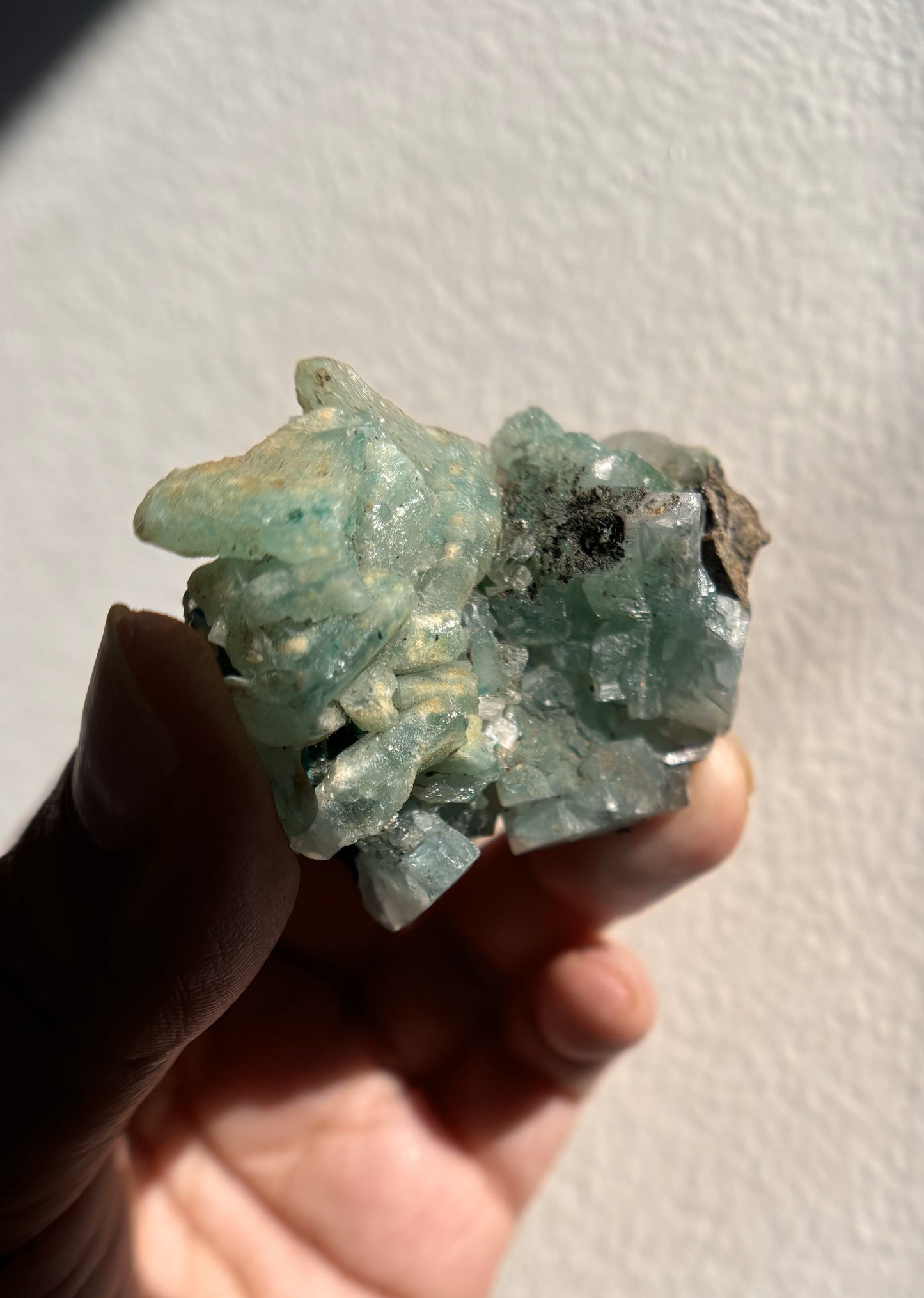 Baryte with Chrysocolla and Malachite 60g