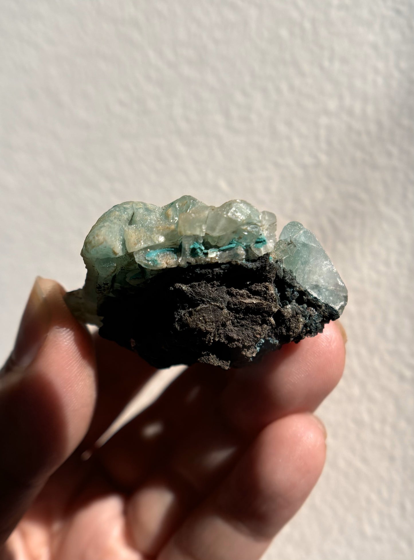 Baryte with Chrysocolla and Malachite 60g