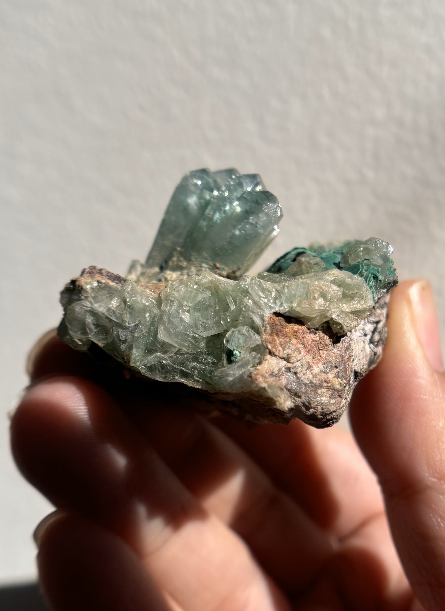 Baryte with Chrysocolla and Malachite 66g