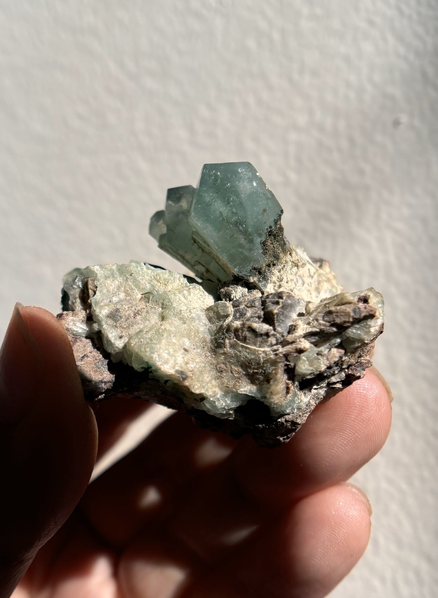 Baryte with Chrysocolla and Malachite 66g