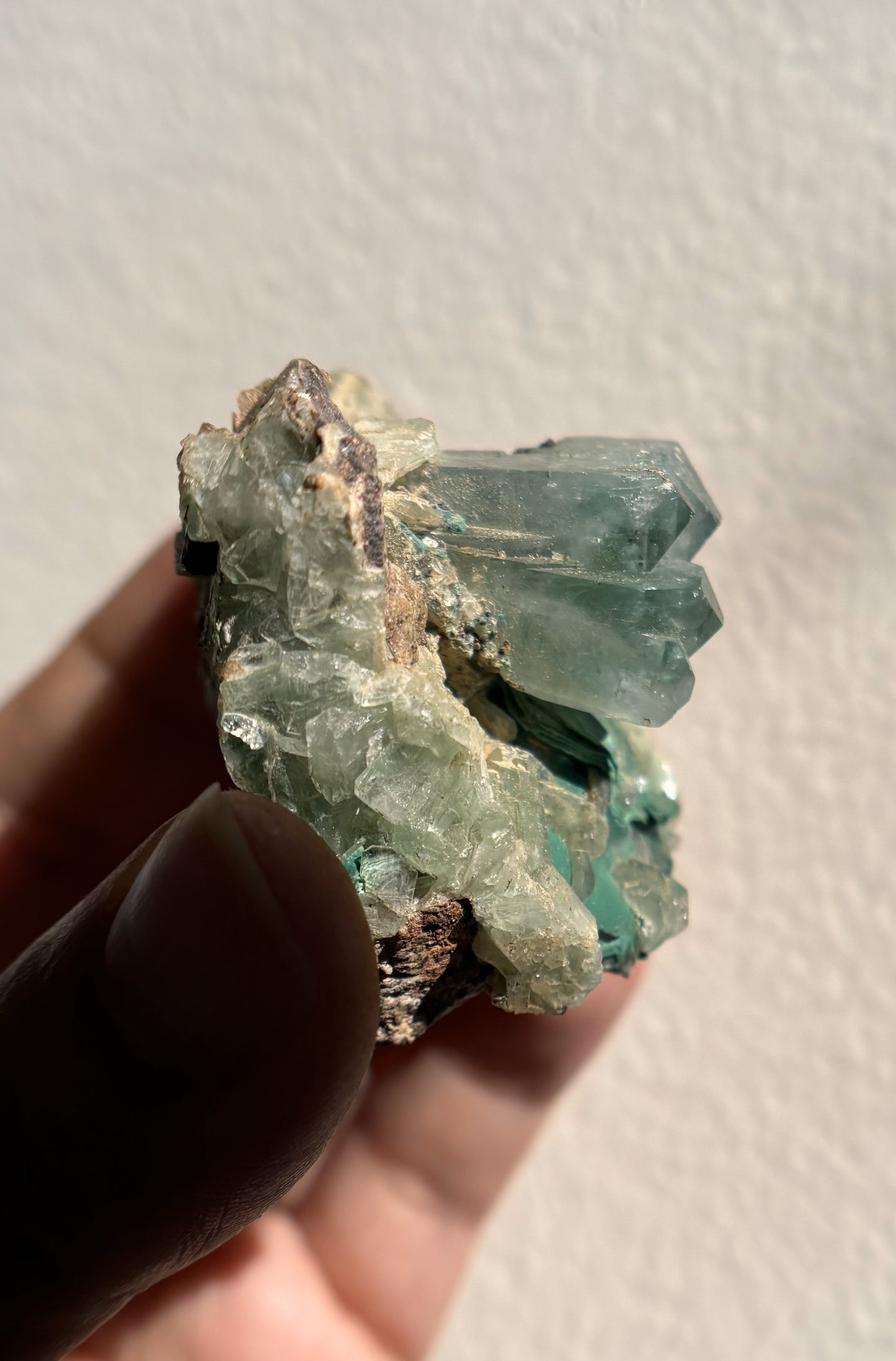 Baryte with Chrysocolla and Malachite 66g