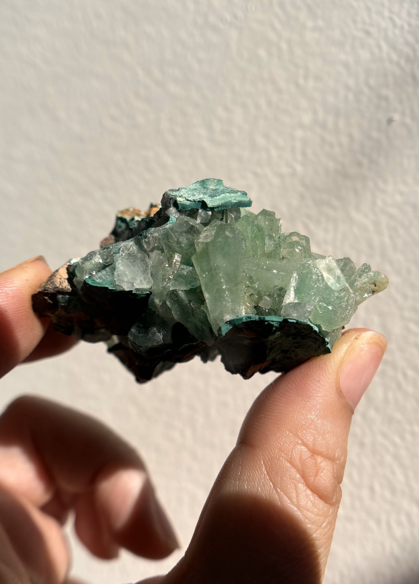 Baryte with Chrysocolla and Malachite 70g