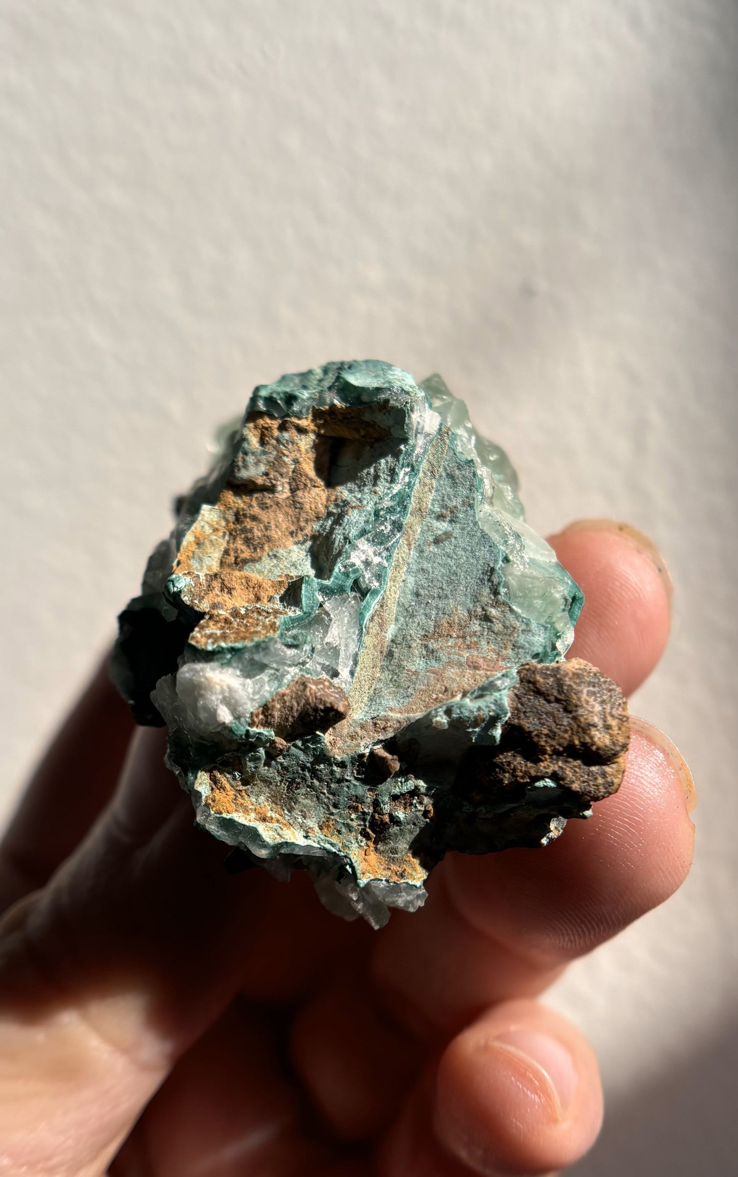 Baryte with Chrysocolla and Malachite 70g