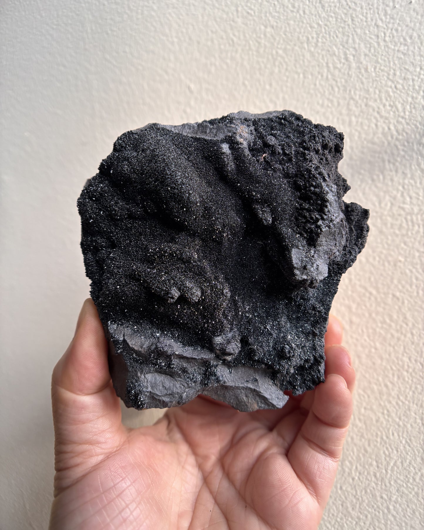 Black Galaxy Hematite with Quartz 670g