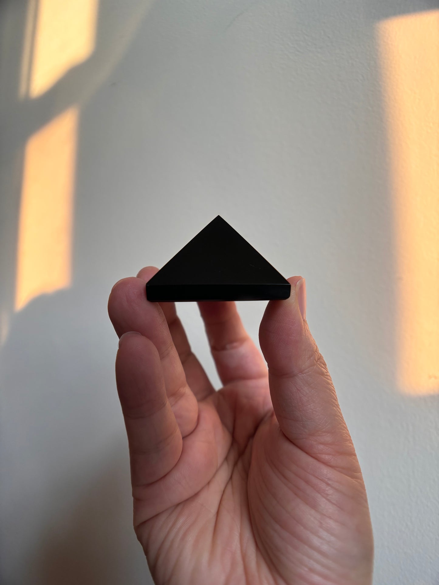 Black Obsidian Pyramid