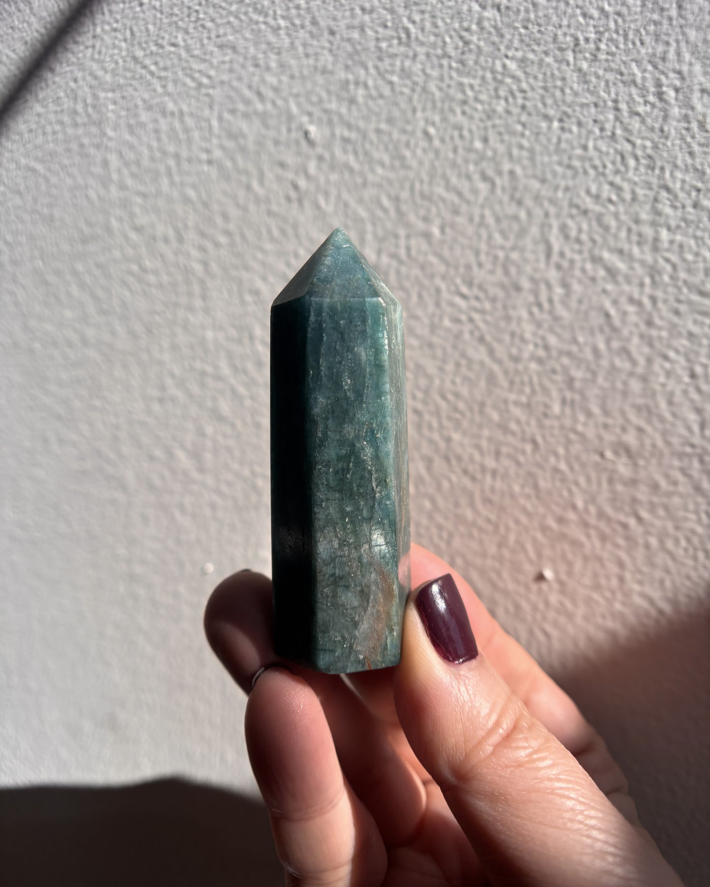 Blue Apatite Tower 57.4g