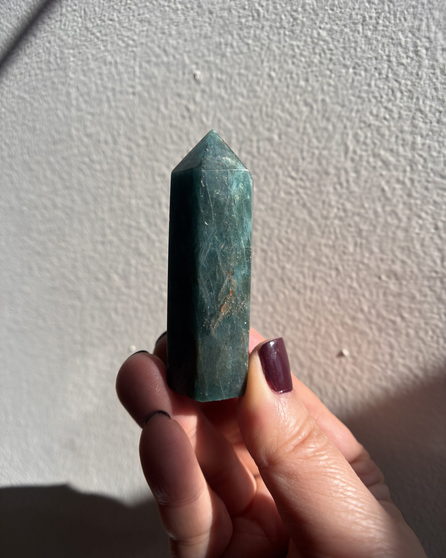 Blue Apatite Tower 57.4g