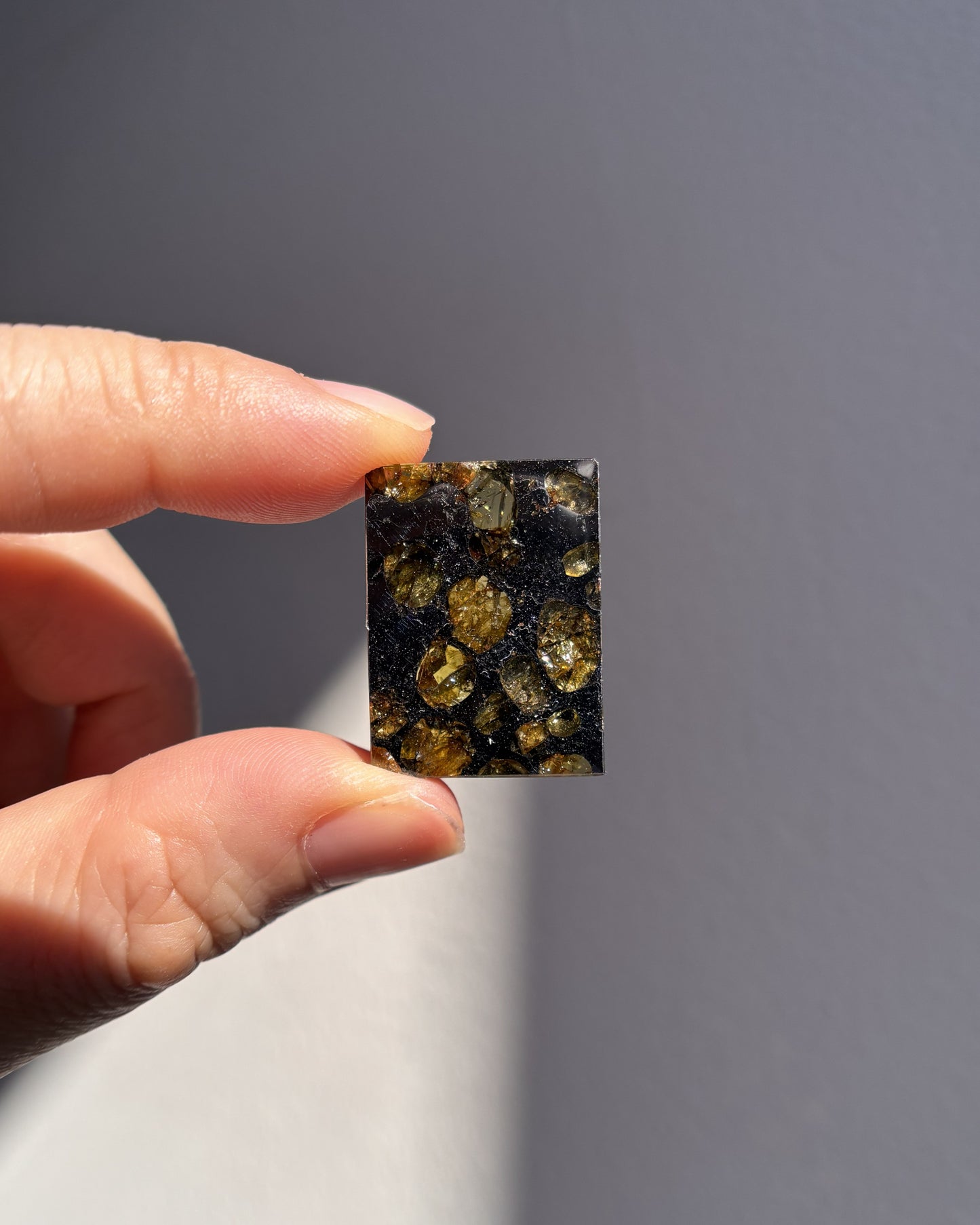 Top Grade Brahin Pallasite Meteorite 7g