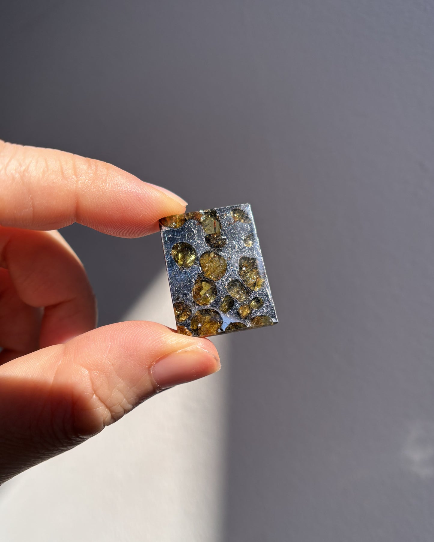Top Grade Brahin Pallasite Meteorite 7g