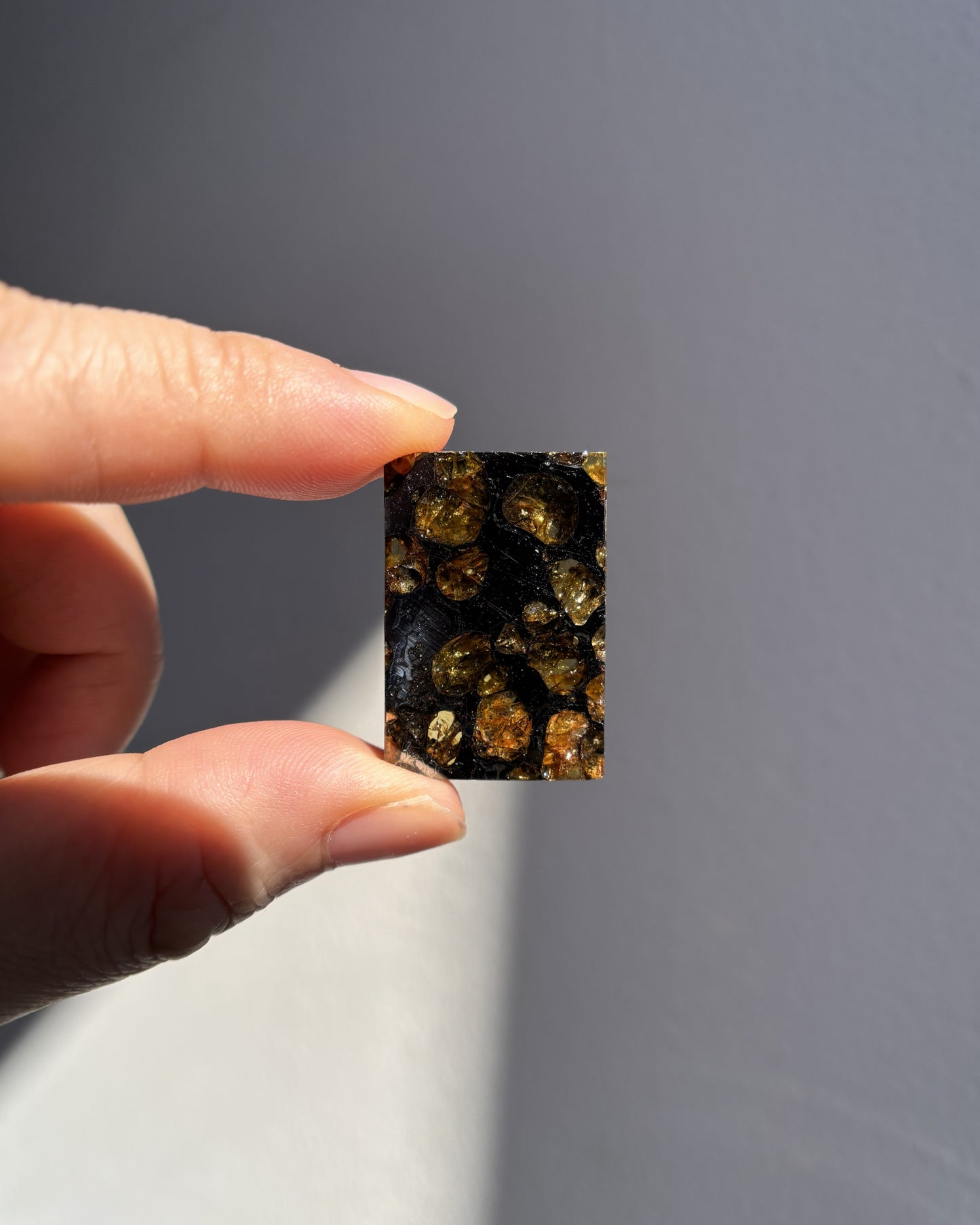 Top Grade Brahin Pallasite Meteorite 8.2g