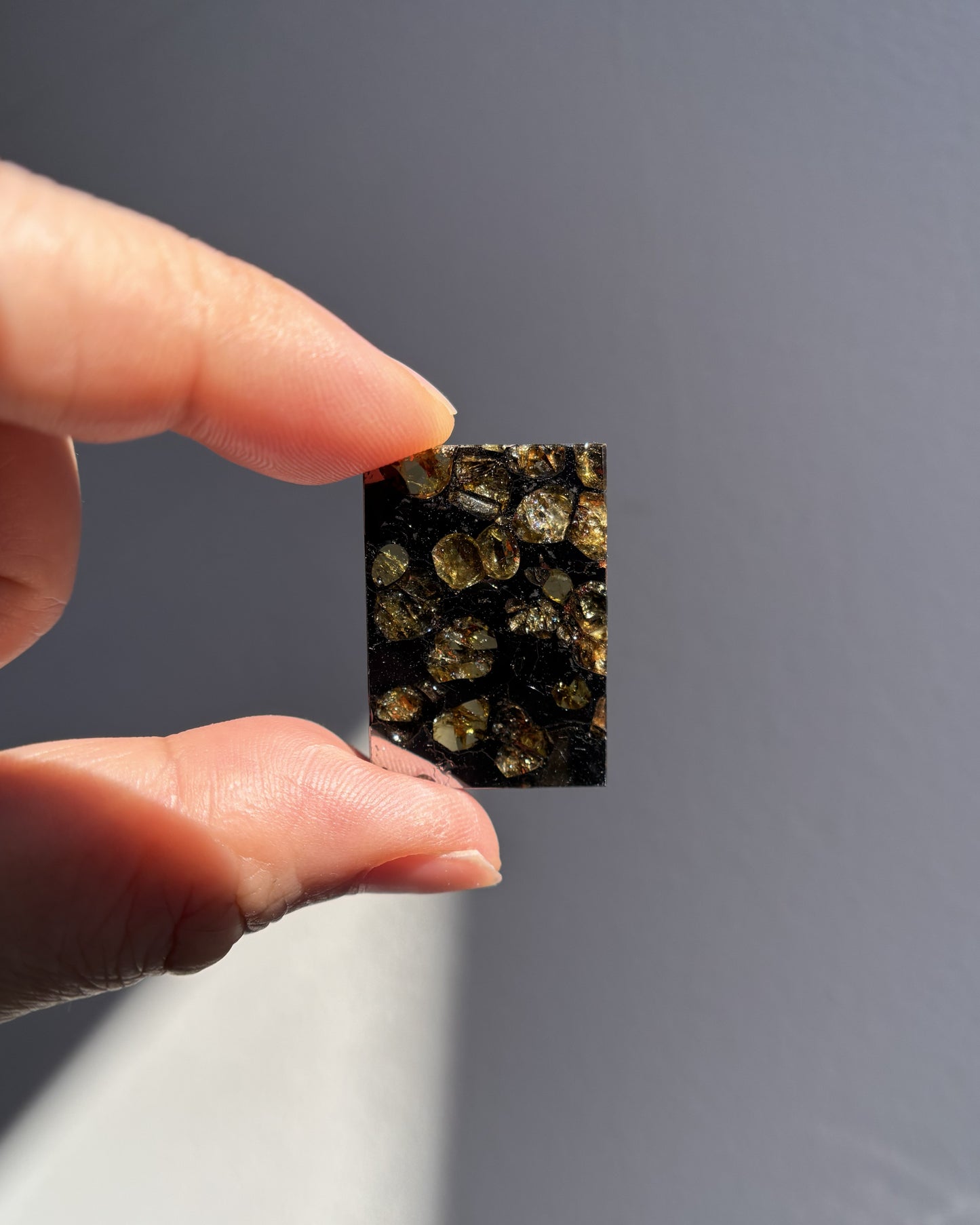 Top Grade Brahin Pallasite Meteorite 8.6g