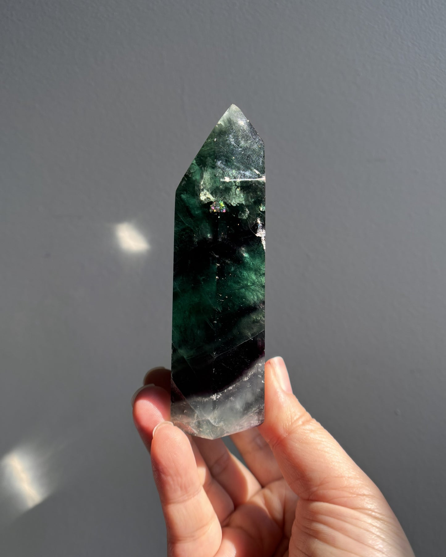 Brazilian Green Purple Fluorite 292.5g