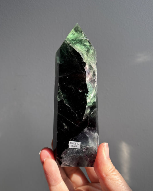 Brazilian Green Purple Fluorite 346.8g