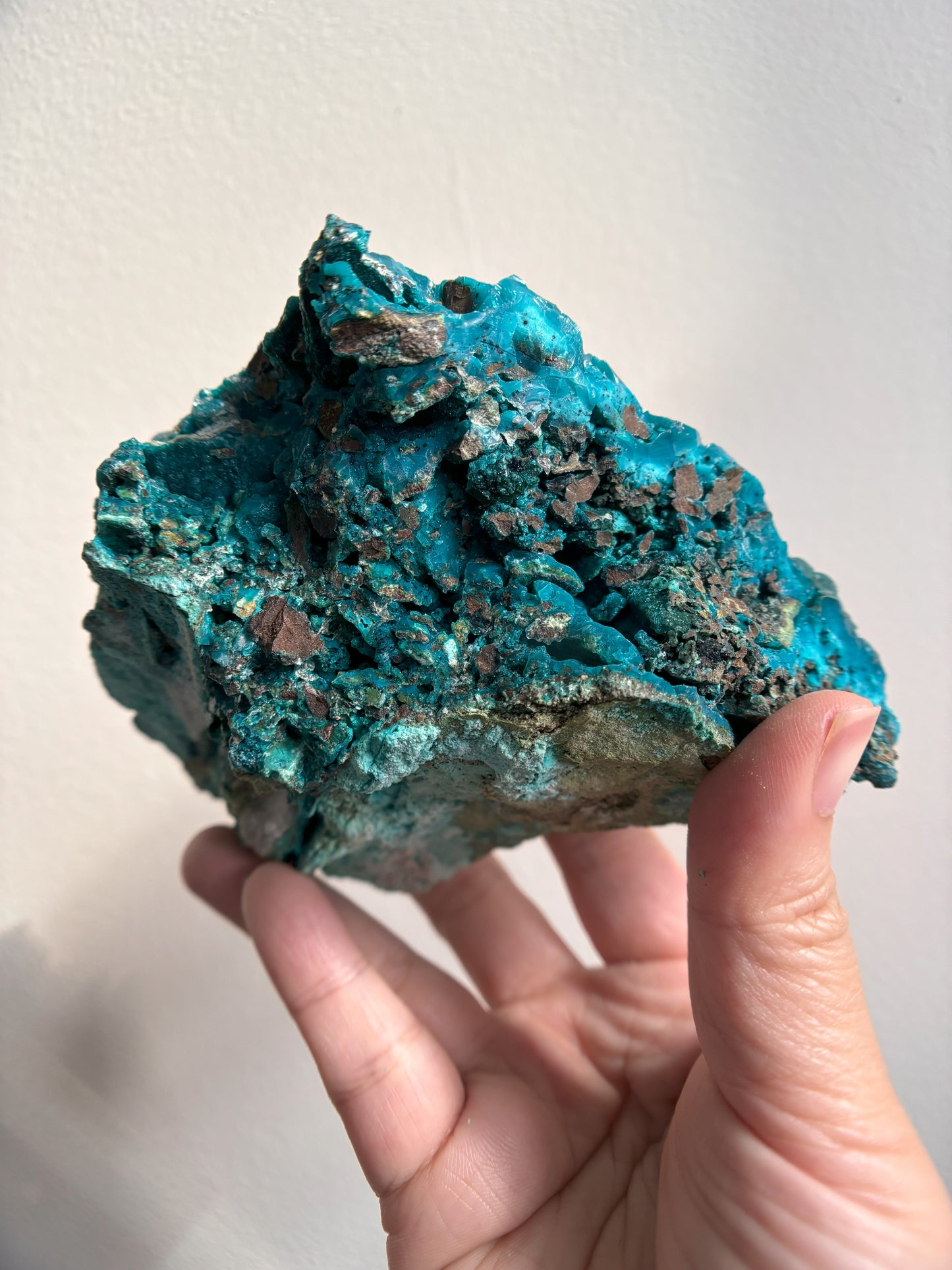 Blue Raw Chrysocolla Specimen 421g