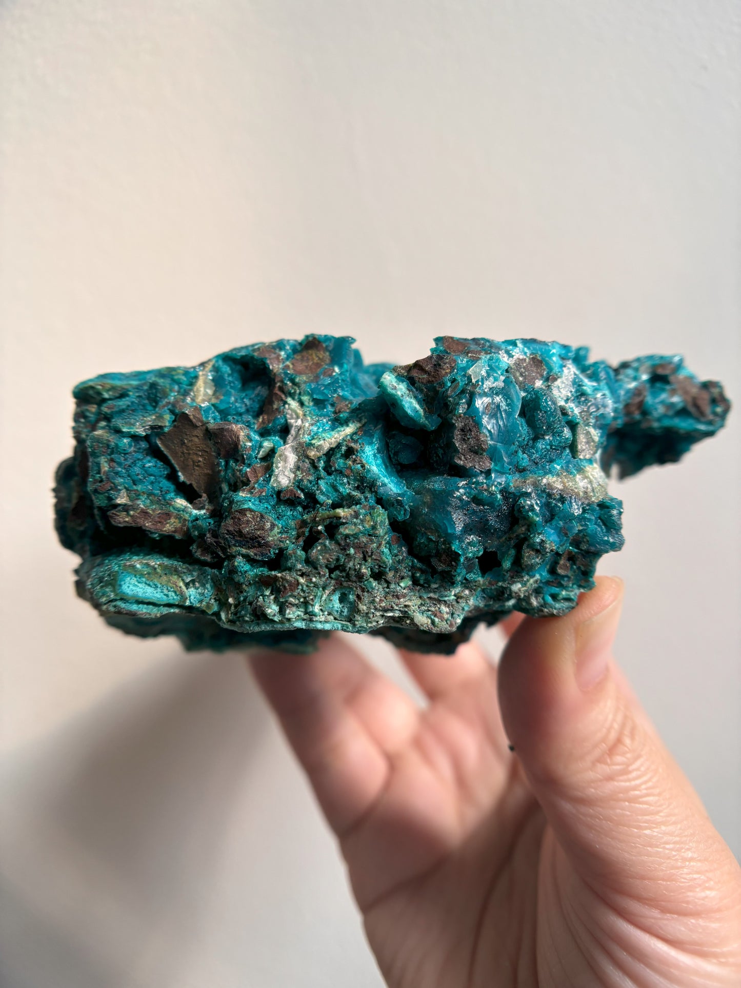 Blue Raw Chrysocolla Specimen 421g