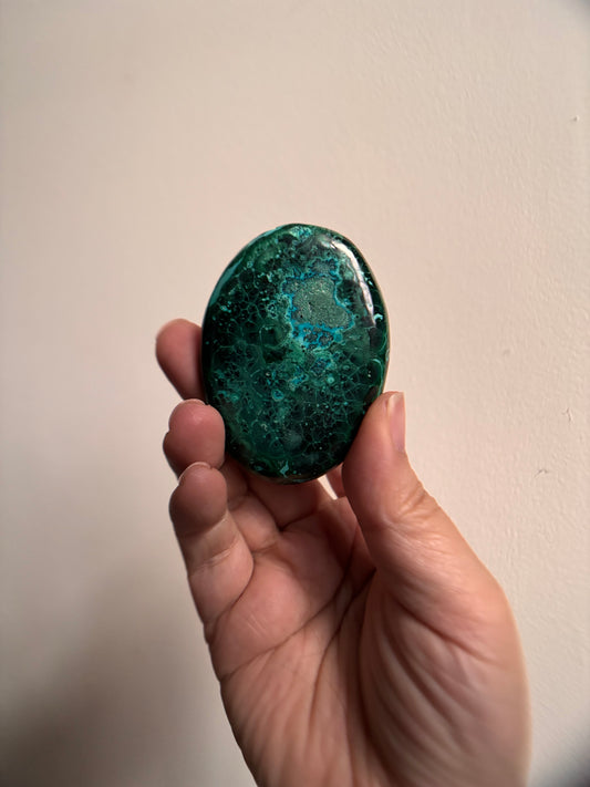 Chrysocolla Malachite Palmstone