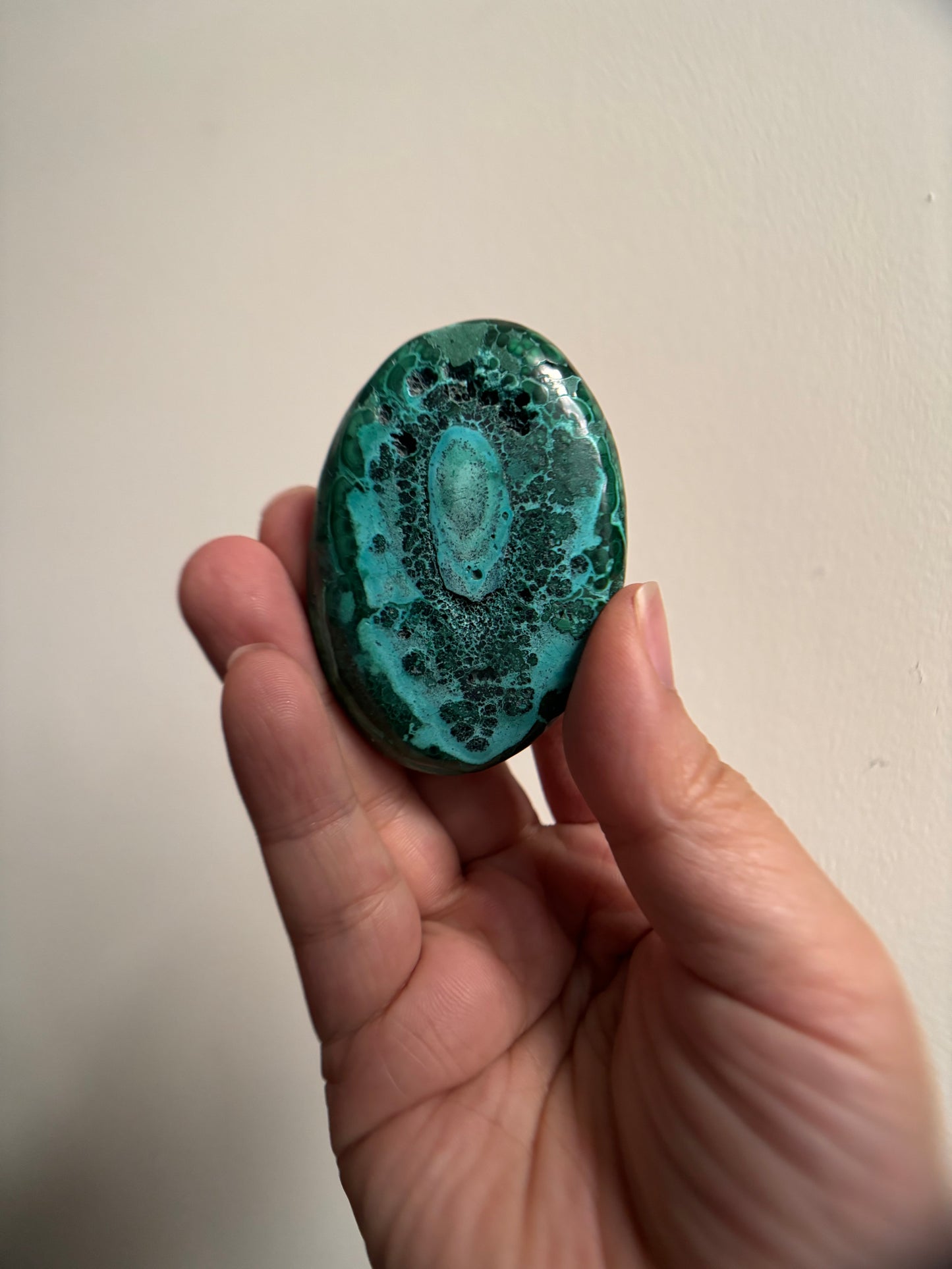 Chrysocolla Malachite Palmstone