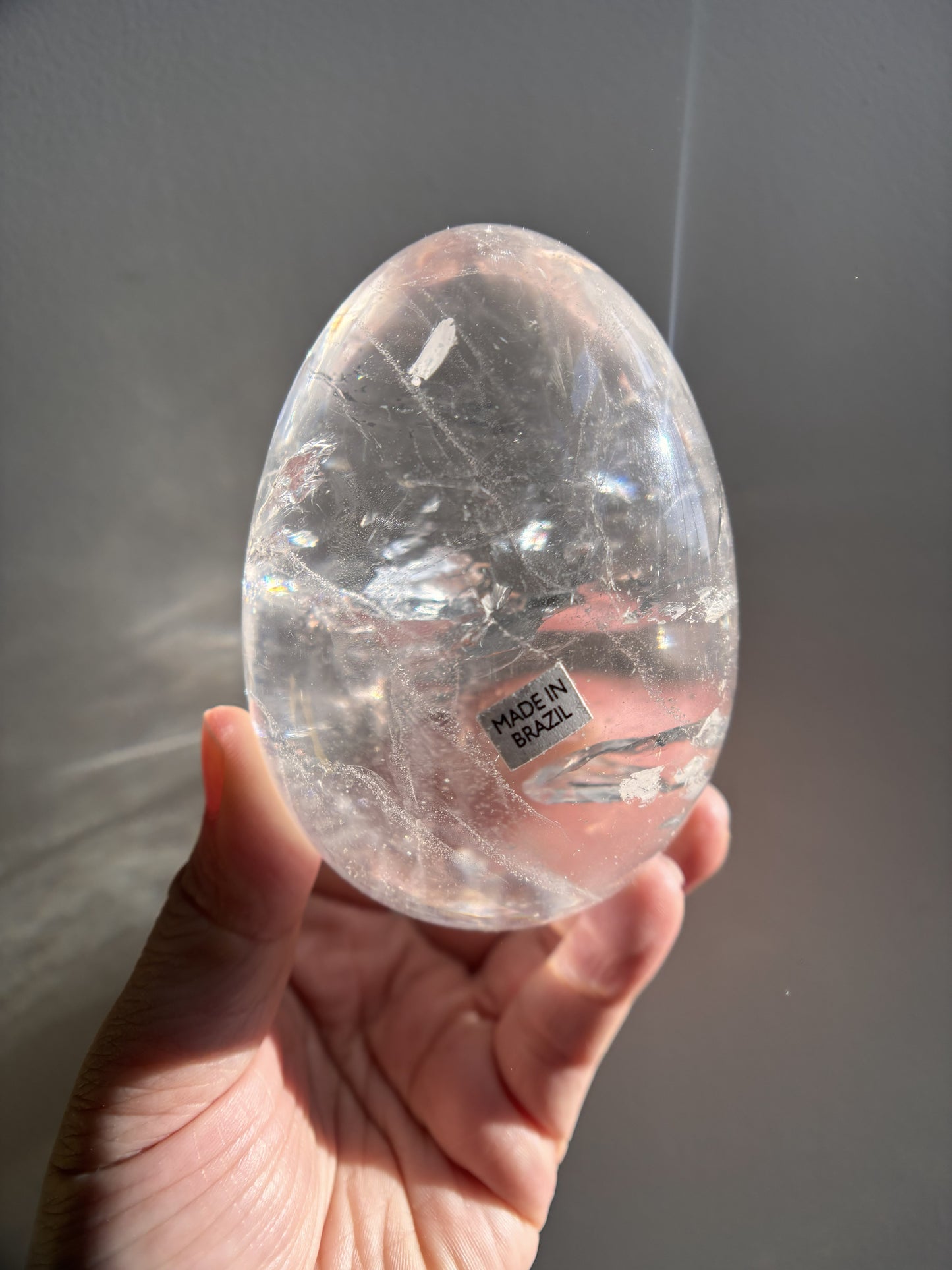 Clear Quartz Egg 459g