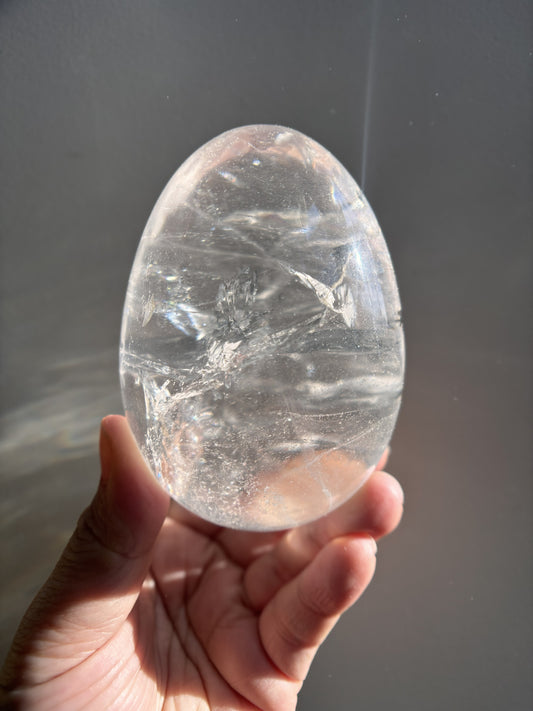 Clear Quartz Egg 459g