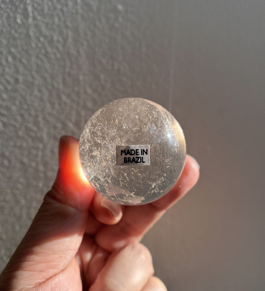 Clear Quartz Sphere 92g