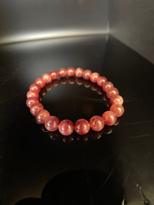 Strawberry Quartz Bracelet