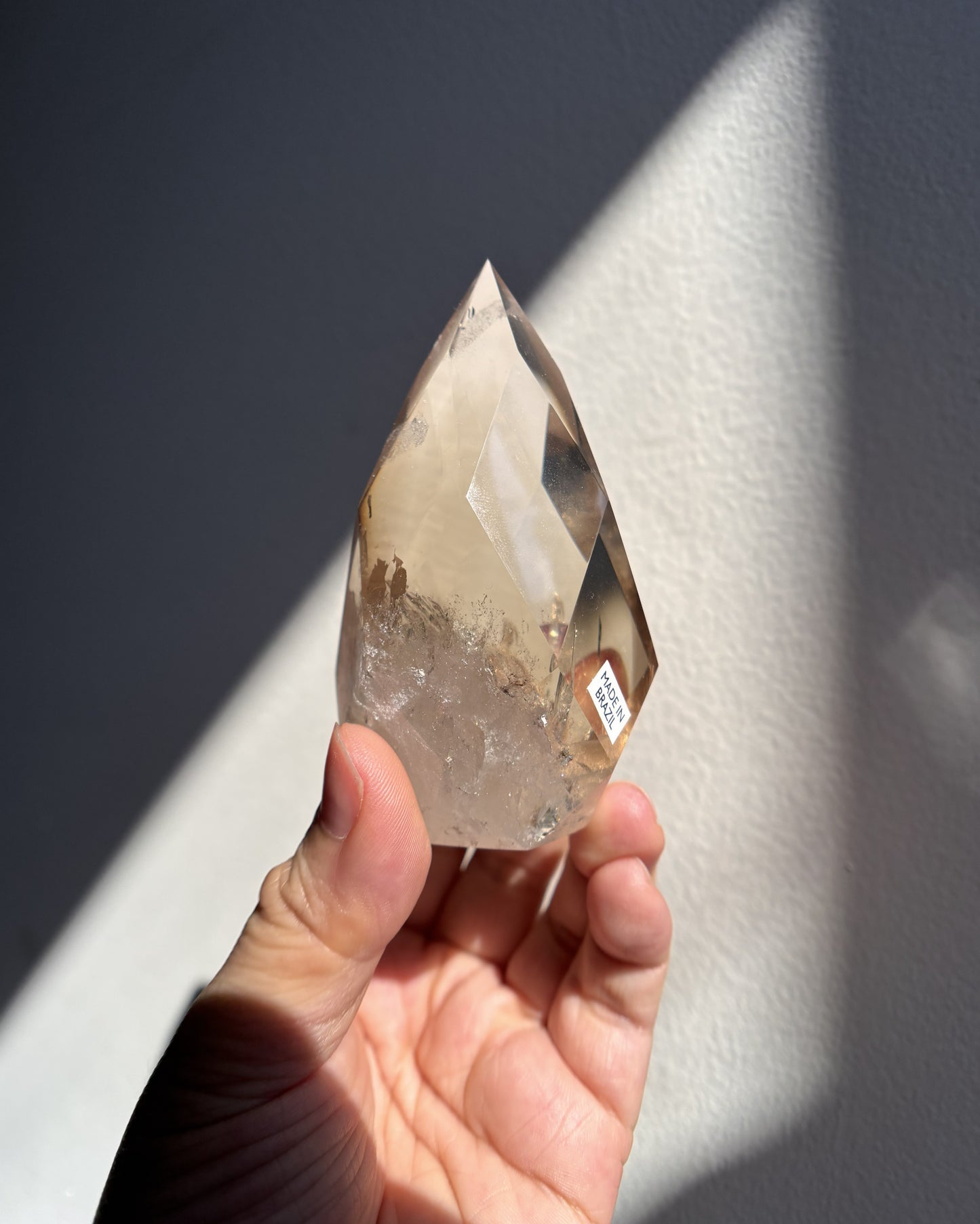 Faceted Citrine Flame 221.5g