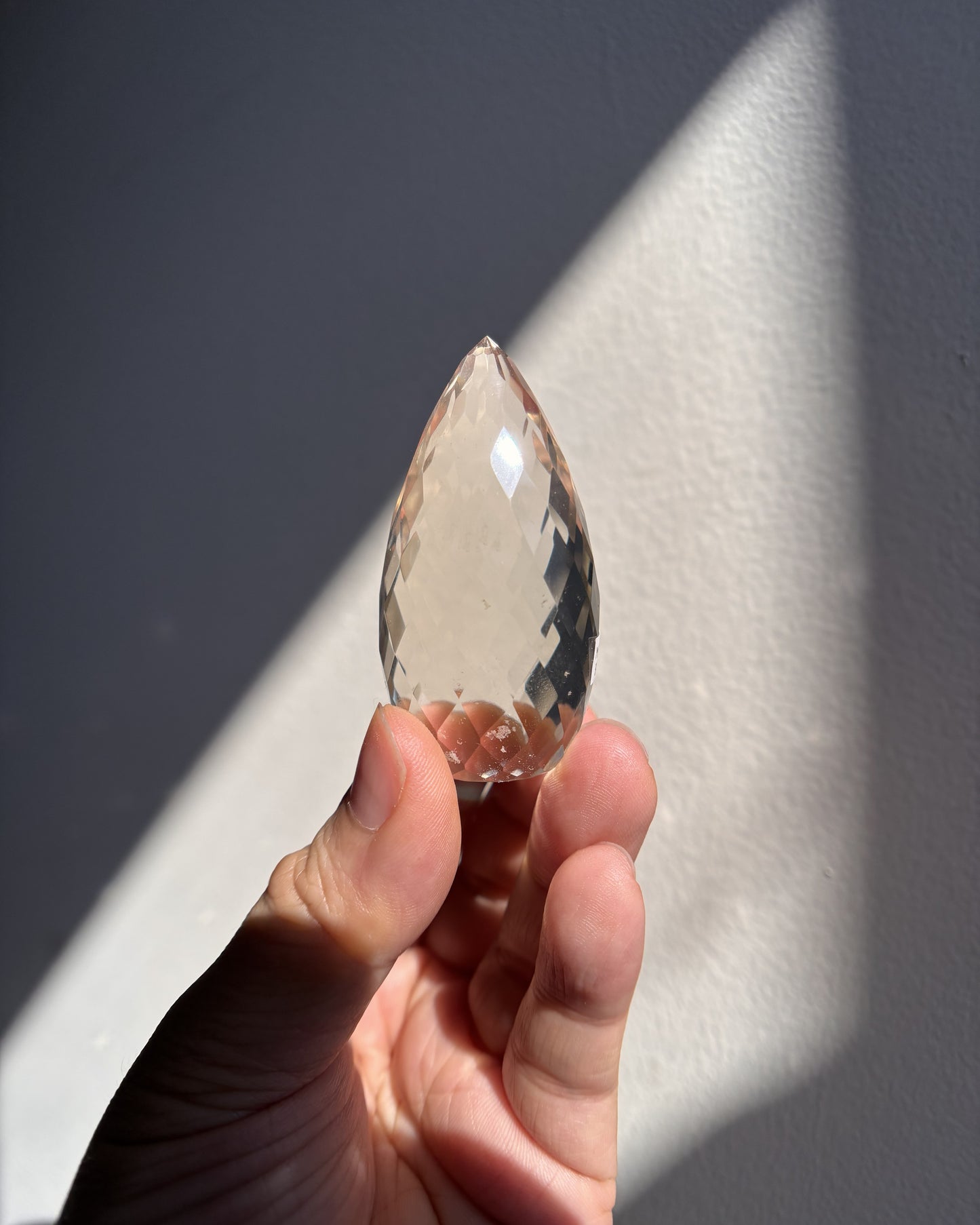 Faceted Citrine Flame 61.7g