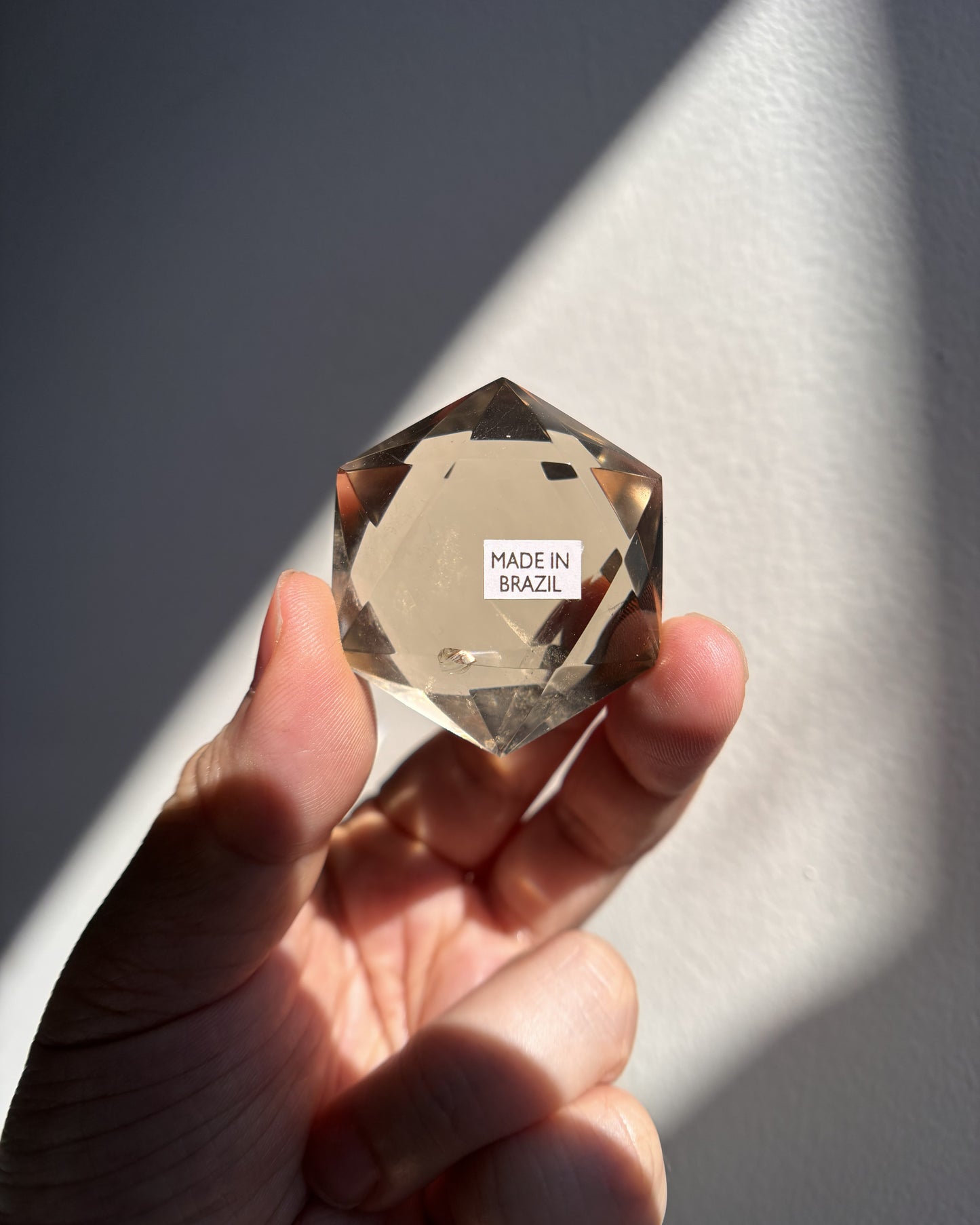 Faceted Citrine Star of David 45.1g