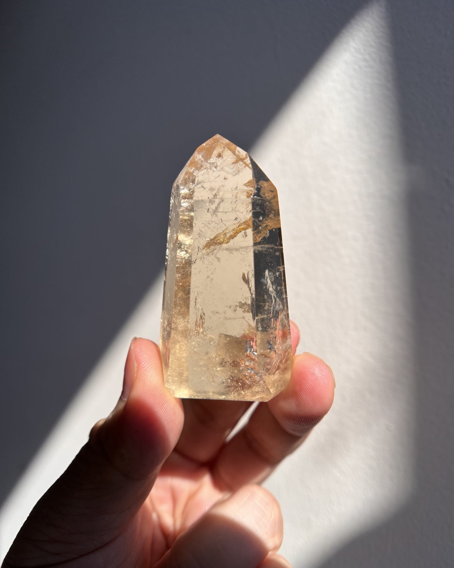 Faceted Citrine Tower 54.7g