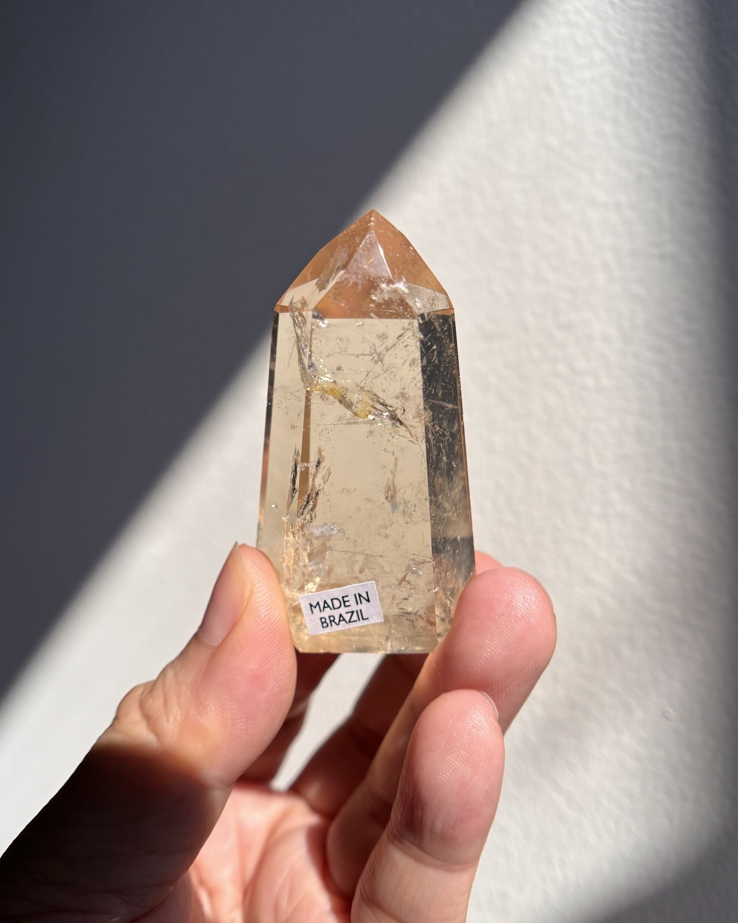 Faceted Citrine Tower 54.7g