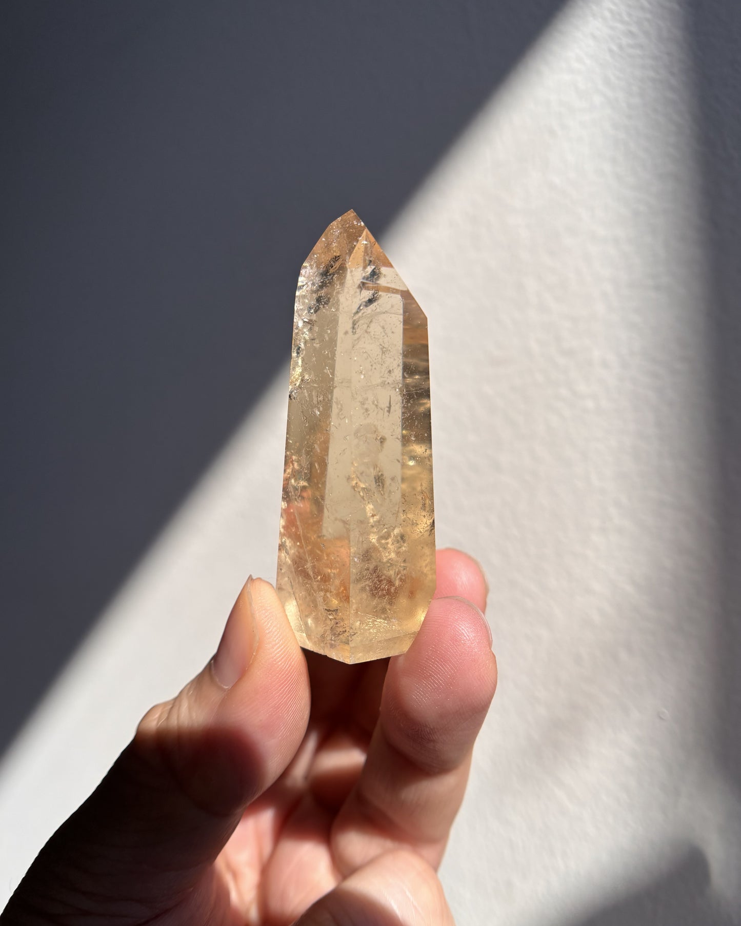 Faceted Citrine Tower 54.7g