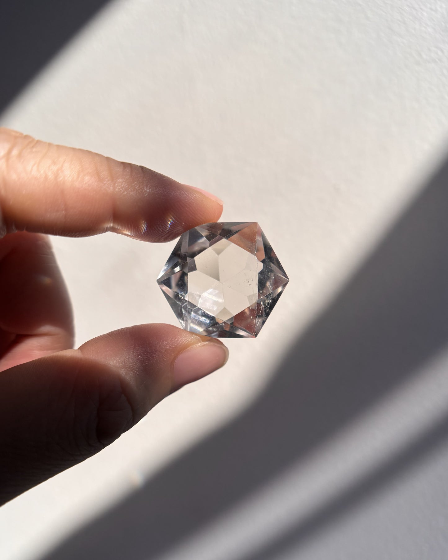 Faceted Lemurian Diamond 11.3g
